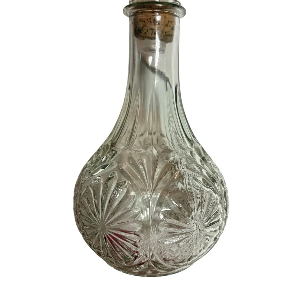 Vintage John Paul Jones Libbey Cut Glass Captains Decanter